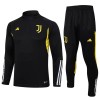 Juventus Quarter Zip Tute Felpe da Allenamento 2023-24 Nera per Uomo